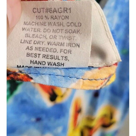 Vintage Jams World Sz Small Aloha Hawaiian Kiyoshi Strappy Sunflower Sundress - Picture 4 of 6